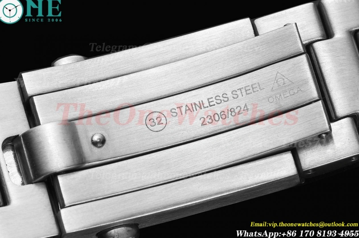 GDF Black 43mm 600m SS Seamaster SS Stk MY8215 0306